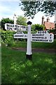 Old Direction Sign - Signpost  by the B2100, Cousley Wood