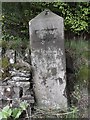 Old Milestone below Duntrune Hill, Kellas