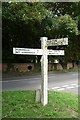 Old Direction Sign - Signpost by Pipewell Road, Pipewell