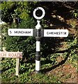 Old Direction Sign - Signpost by Church Road, North Mundham