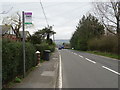 Bus stop on Glossop Road (A626)