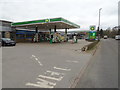 Service station on the A57, Brookfield