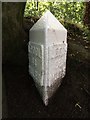 Old milemarker by the Leeds & Liverpool Canal, Heath Charnock parish