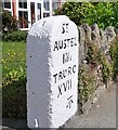 Old Milestone by the A390, Doubletrees, St Blazey Gate