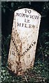 Old Milepost by the A1067, Fakenham Road, Sparham