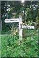 Old Direction Sign - Signpost by Houghton Green, Northiam parish