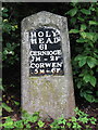 Old Milestone by the A5, Ty-Nant cutting, Llangwm parish