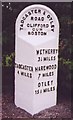 Old Milestone by the A659, High Street, Boston Spa