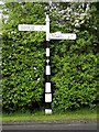 Old Direction Sign - Signpost by Hodge Lane, Cuddington