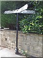 Old Direction Sign - Signpost by Darton Road, Cawthorne