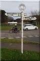 Old Direction Sign - Signpost, by Fawley Road, Buttsash