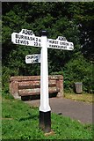 TQ7126 : Old Direction Sign - Signpost by the A265, High Street, Etchingham by Milestone Society