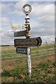 SJ5049 : Old Direction Sign - Signpost by Shay Lane, Hampton Post by Milestone Society