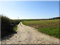 Access road to Wringate Farm