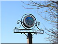 TG1642 : Beeston Regis village sign (detail) by Adrian S Pye