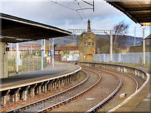 SD4970 : Carnforth Railway Station and Former Furness Railway Signal Box, by David Dixon