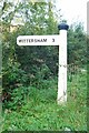 Old Direction Sign - Signpost by the A268, Tollgate Cottage, Beckley