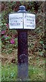 Old milemarker by the Trent & Mersey Canal, Middlewich