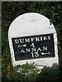 Old Milestone by the B724, Greenlea, Torthowald parish