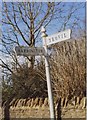 Old Direction Sign - Signpost by Pig Hill, Hardington Moor