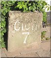Old Milestone by the A488, Station Road, Knighton