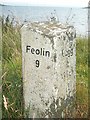 Old Milestone by the A846, Keils, Jura parish