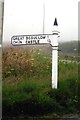 Direction Sign - Signpost on Bosullow Common