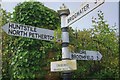 Direction Sign - Signpost by Crossways, Goathurst