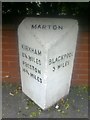 Old Milestone by the A583, Preston New Road, Blackpool