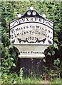 Old Milepost by the A5106, Wigan Lane, Chorley