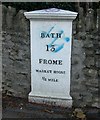 ST7848 : Old Milestone, B3090, Fromefield, Frome by Mike Faherty