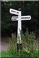 Direction Sign - Signpost by Colwood Lane, Bolney parish