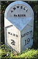 Old Milepost by the A1170, Pepper Hill, Great Amwell