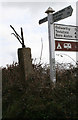 SX4375 : Direction Sign - Signpost by Chipshop Inn, Gulworthy parish by Alan Rosevear