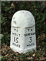 Old Milestone by the B1110, Holt Road, Beetley