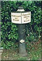 Old milemarker by the Trent & Mersey Canal, Rode Heath