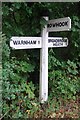 Direction Sign - Signpost by Church Street, Warnham parish