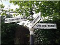 Direction Sign - Signpost by Ings Lane, West Stockwith