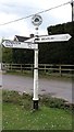 Direction Sign - Signpost by High Street, Woodgreen