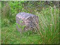 Old Milestone by the B8073, east of Calgary