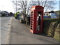 K6 telephone box on Manchester Road, Stocksbridge