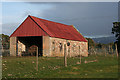 NH9011 : Red-roofed Barn by Anne Burgess