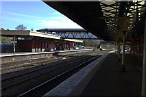 SJ6511 : Wellington station looking eastwards by Robert Eva