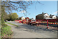 Road up on Hawth Avenue, Crawley