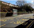 Bus stops and a shelter, Caerphilly Road, Senghenydd