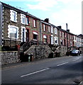 Stone houses above Caerphilly Road, Senghenydd