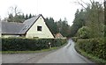 House and stream crossing in Stoneridge Wood