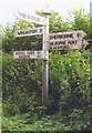 Direction Sign - Signpost near Yarlington