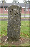 SU1740 : Old Milestone by Stockport Road, Amesbury by M Faherty