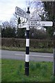 Direction Sign - Signpost in Swanley, Nantwich